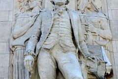 13-1 George Washington At Peace, Accompanied by Wisdom and Justice by A Stirling Calder New York Washington Square Park Washington Arch.jpg